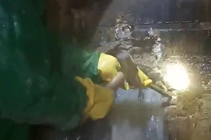 渭南消防水池堵漏施工视频